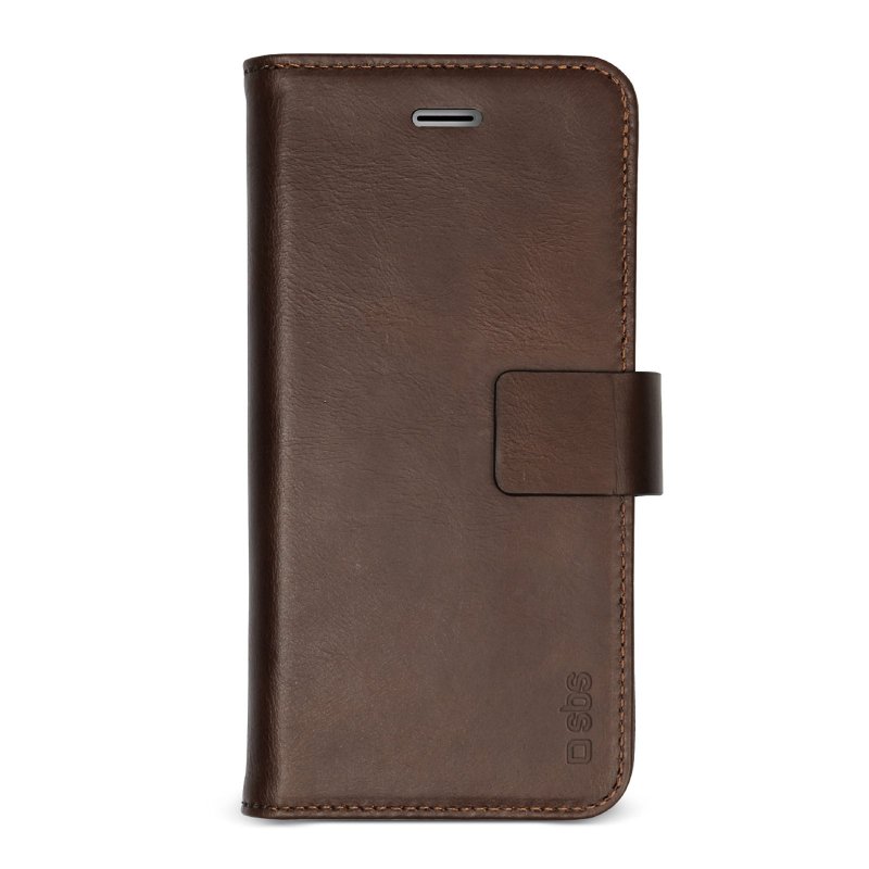 Genuine leather book case for iPhone XS/X