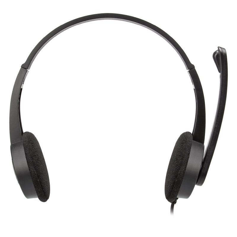 Wired headset with adjustable microphone