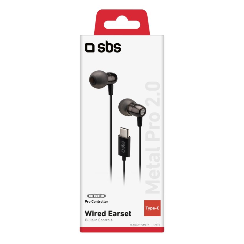 SBS | USB-C In-Ear-Kopfhörer Kabelgebundene mit