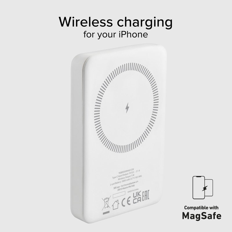 5000 mAh wireless magnetic Power Bank