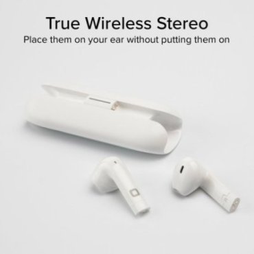 TWS pocket-sized earphones with charging case