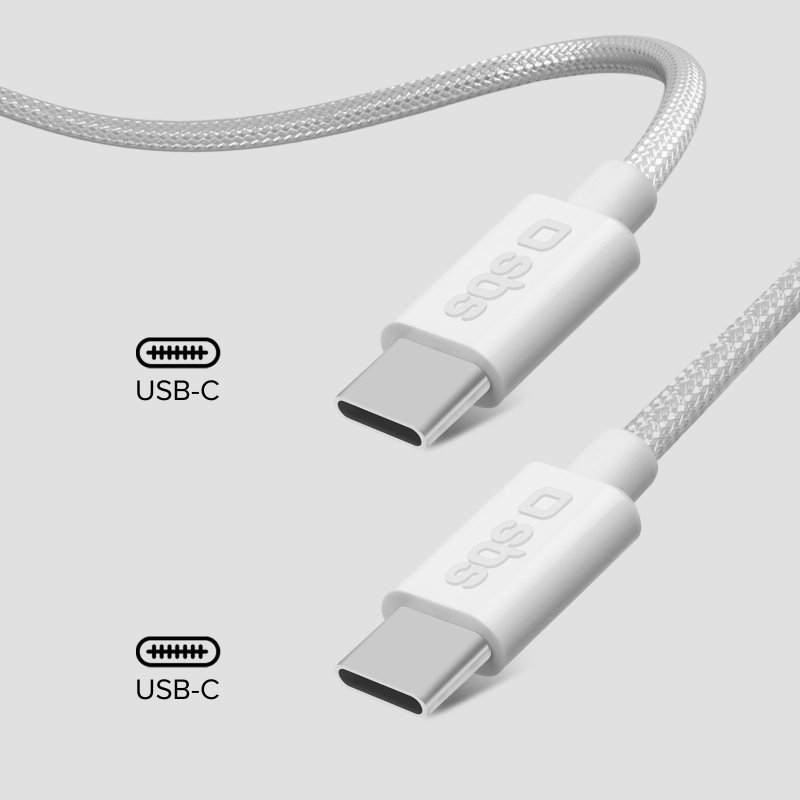 USB-C 3.2 compatible 100W Power Delivery charging and data cable