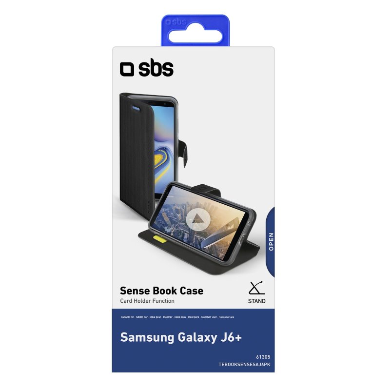 Samsung Galaxy J6+ Book Sense case