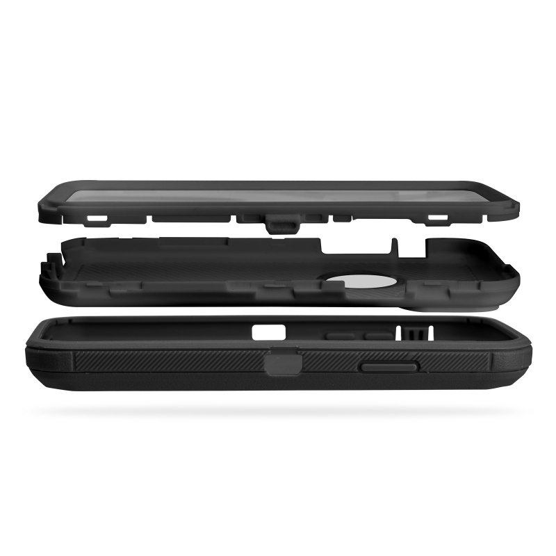 Unbreakable cover with belt clip for iPhone XS/X