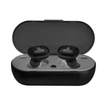 TWS Twin Buddies - earphones with earbud hook and charging case