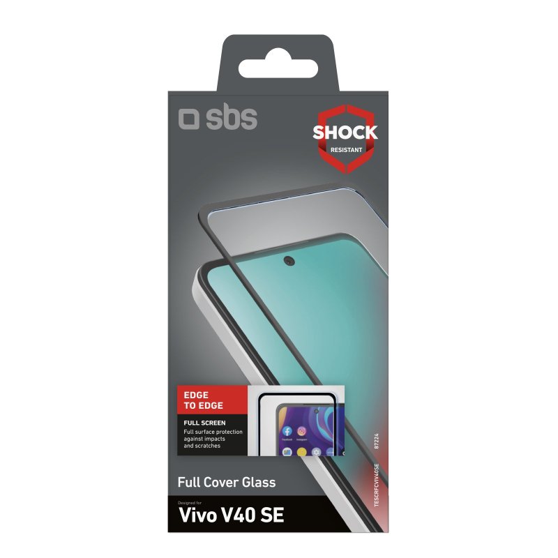 Full Cover Glass Screen Protector for Vivo V40