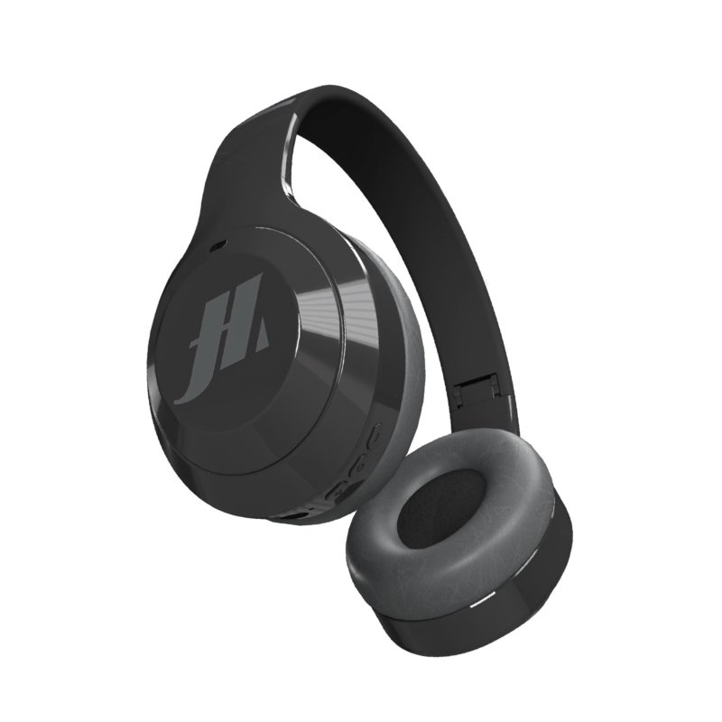 Foldable wireless headset with microphone, integrated controls, TF Card slot