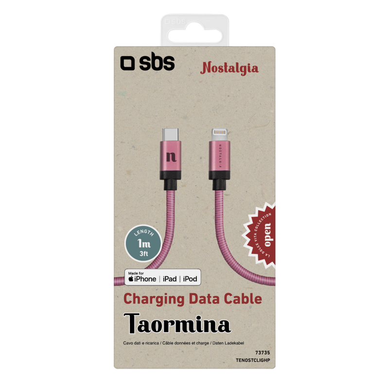 Taormina Lightning/Type-C data and charging cable