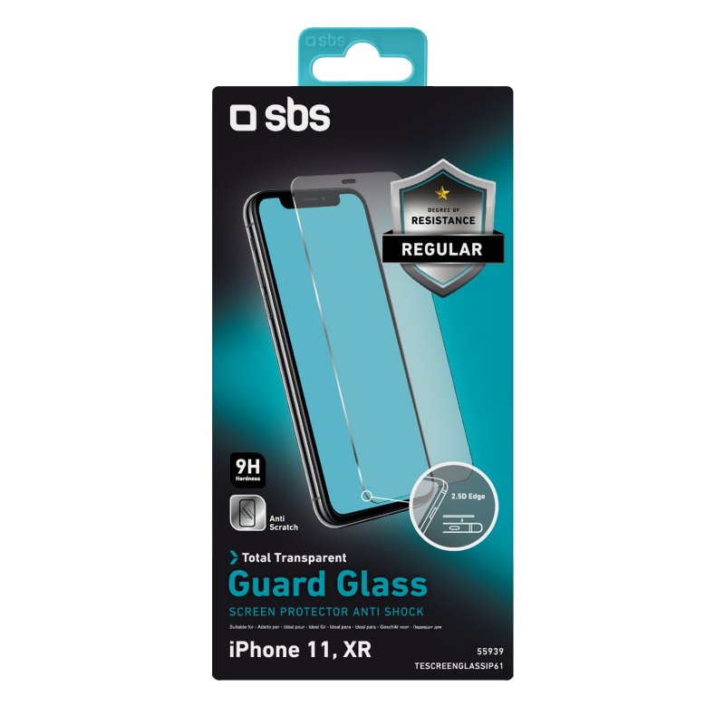 Glass screen protector for iPhone 11/XR