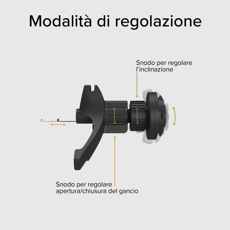 Car holder for air vents with LockPro locking system