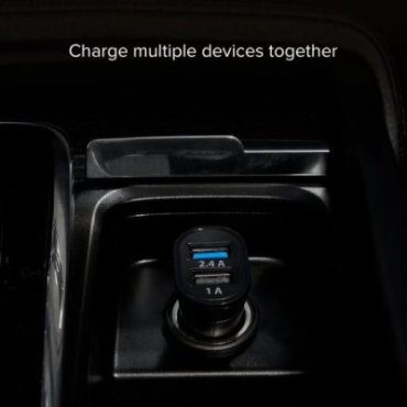 Car charger with 2 USB outputs