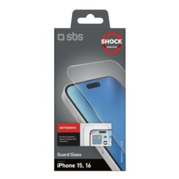 Glass screen protector for iPhone 16/15