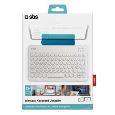 Universal Swiss-German wireless keyboard with stand function