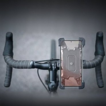 Wireless light kit and smartphone holder for handlebars