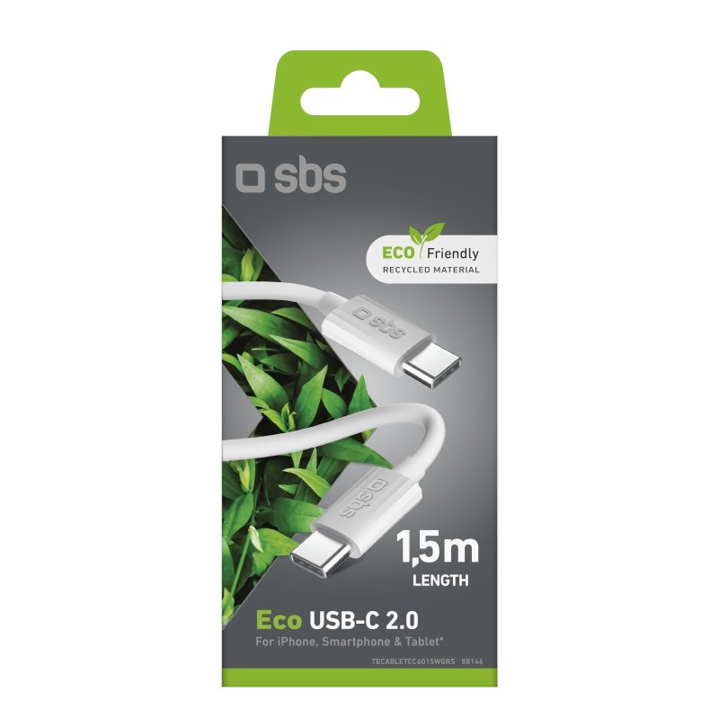 USB-C - USB-C cable with GRS recycled material