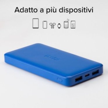 Fast charge powerbank: 10,000 mAh, 2 USBs