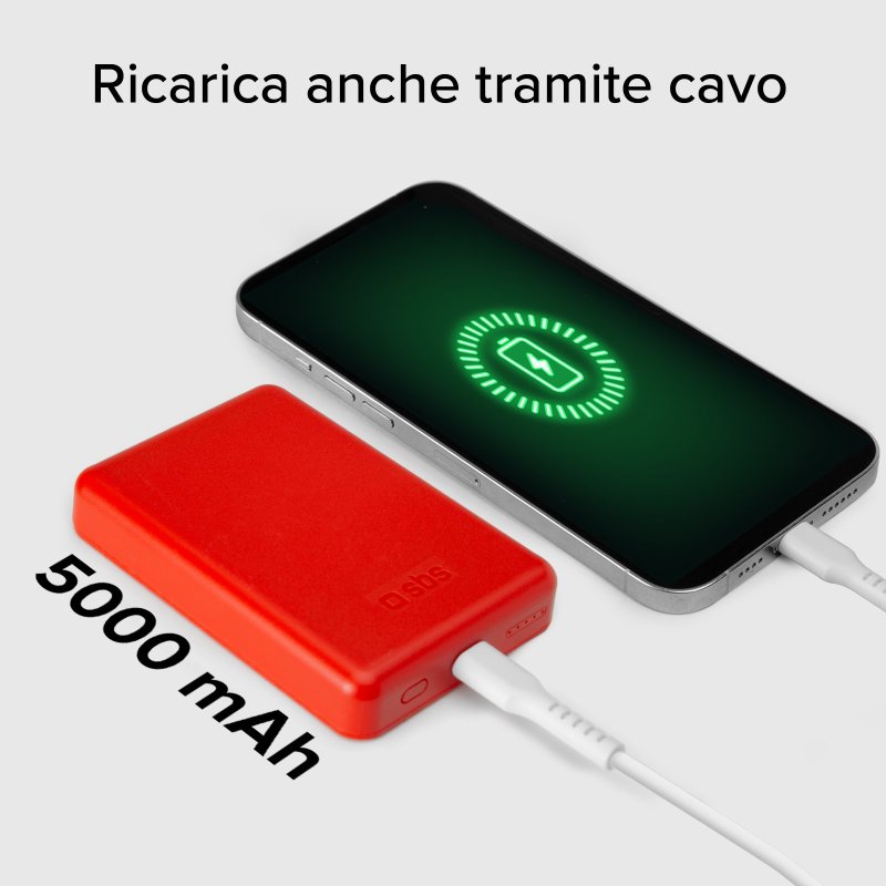 5000 mAh wireless magnetic Power Bank