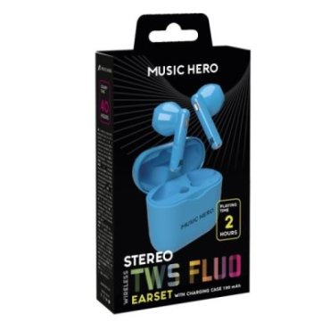 Fluo-colored TWS earphones