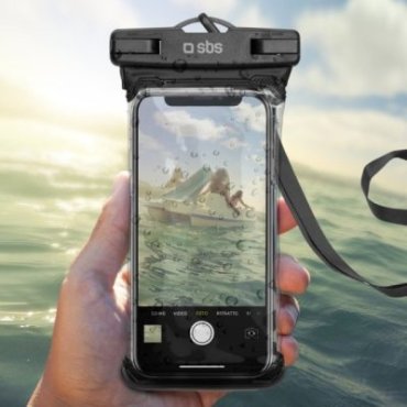 Waterproof case for smartphone up to 5.5\"