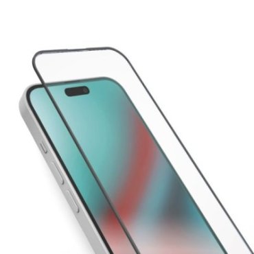 Glas Displayschutz Full Cover für iPhone 16/15