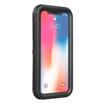 Unbreakable cover with belt clip for iPhone XS/X