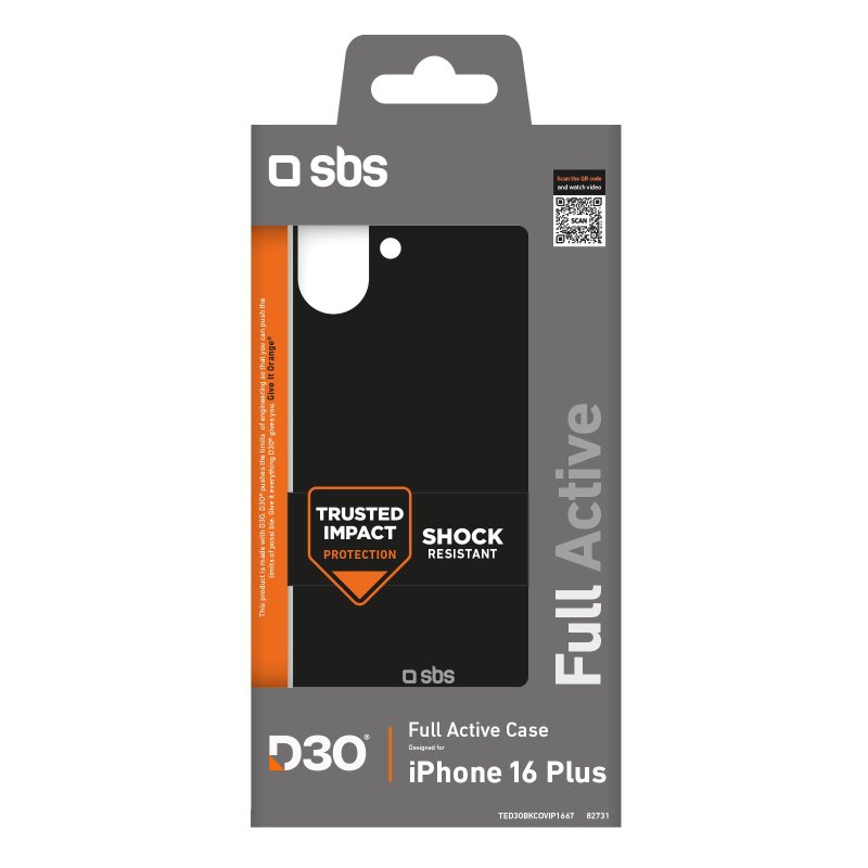 Cover for iPhone 16 Plus with D3O technology