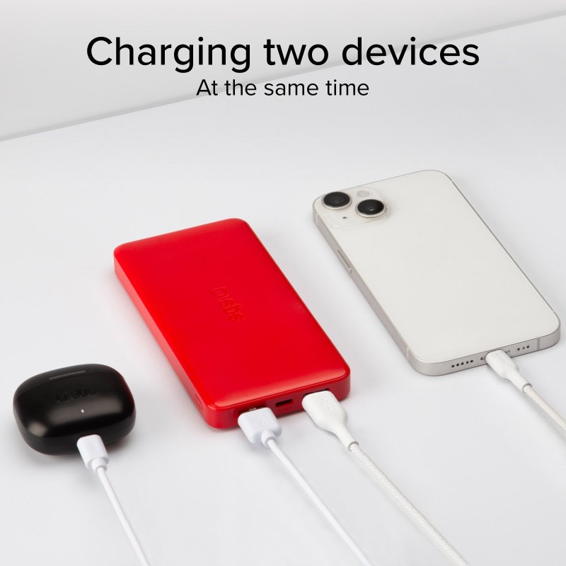 Fast charge powerbank: 10,000 mAh, 2 USBs