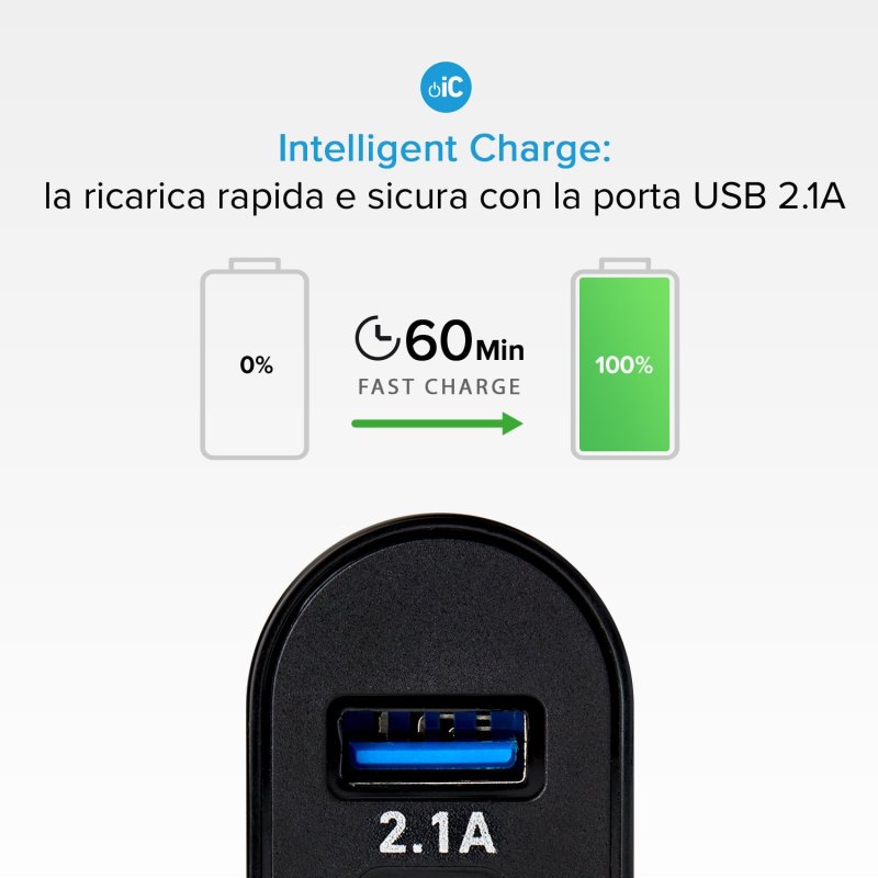 USB and Type-C travel charger