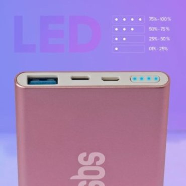 Fast charge 5000mAh Power bank - Gold Collection