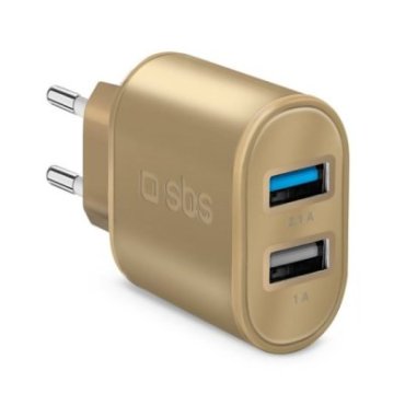 Wall charger with USB and Type-C ports