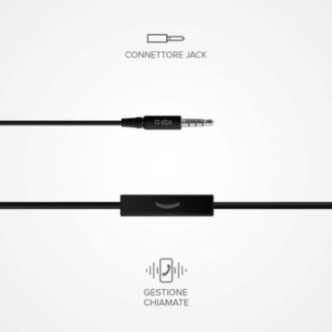 In-ear stereo earset Studio Mix 40, jack 3,5 mm with microphone and answer button