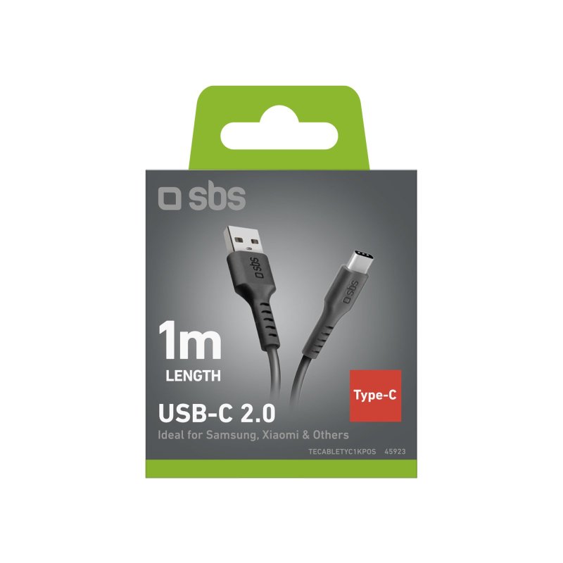 Type-C and USB 2.0 data and charging cable