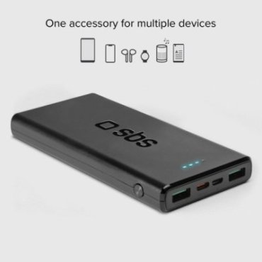 10,000 mAh powerbank with 20W Power Delivery technology (PD)