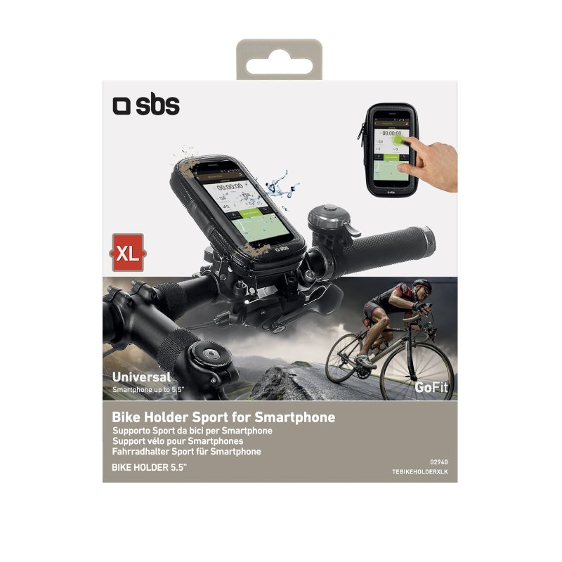 Bike holder for smartphone up to 5,5\"