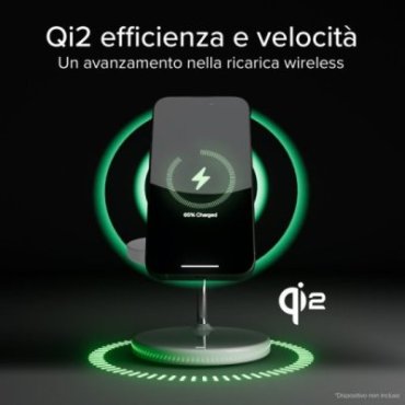 Qi2 3x1 Wireless Charging Station for iPhone 16/15/14/13/12, Android smartphones, Apple Watch and wireless earphones