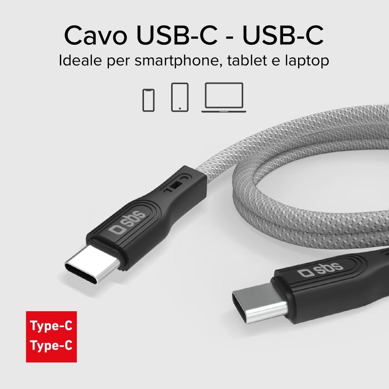 USB-C - USB-C cable with magnetic finish, 1 metre