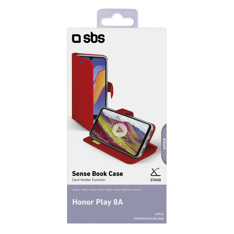 Honor Play 8A Book Sense case