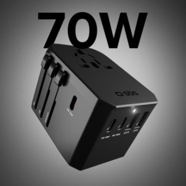 GaN universal ravel adapter charger