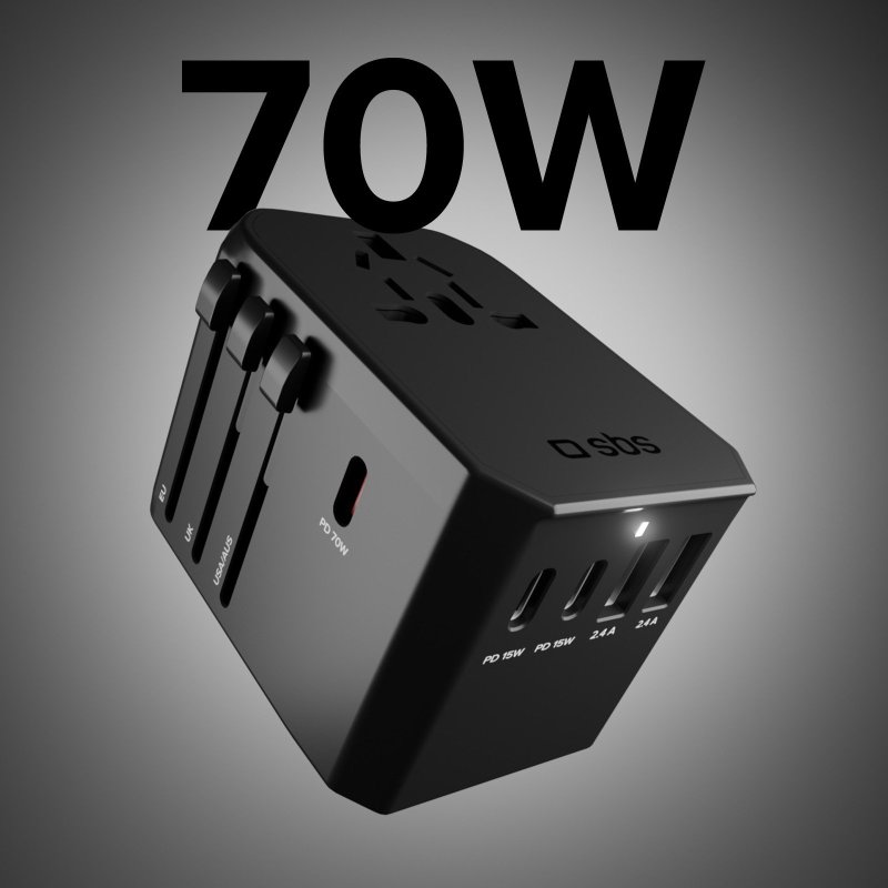 GaN universal ravel adapter charger