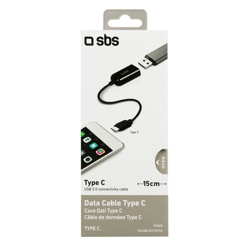 SBS - Adaptateur USB-C vers Micro USB - Blanc 1-7224577 