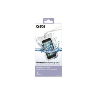 Case waterproof for smartphone up to 5.5\"