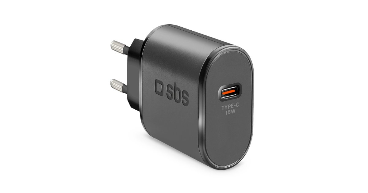 SBS - Simple USB-C Chargeur Quick Charge 15W 3A - Blanc 1-7415203