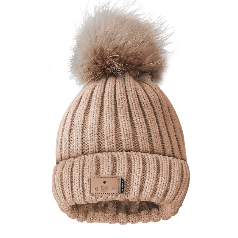 Winter hat with integrated wireless headphones