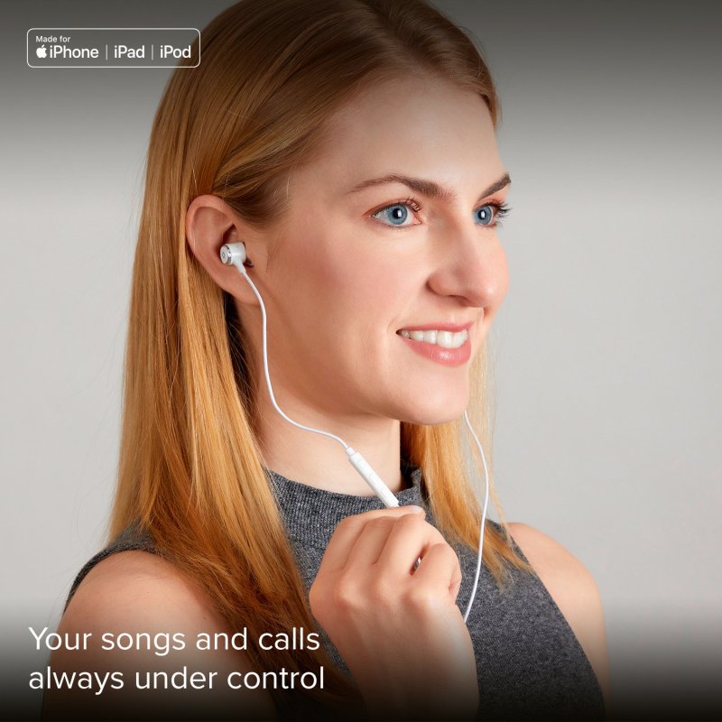 Écouteurs avec connecteur Lightning pour iPhone