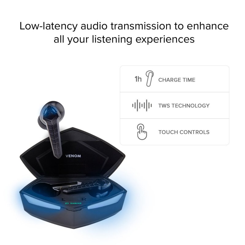 Casque à faible latence Casque Bluetooth Compatible avec Tws M5 Gamer  Écouteurs sans fil 9d Stéréo Bass Écouteurs Sports Imperméable à l'eau