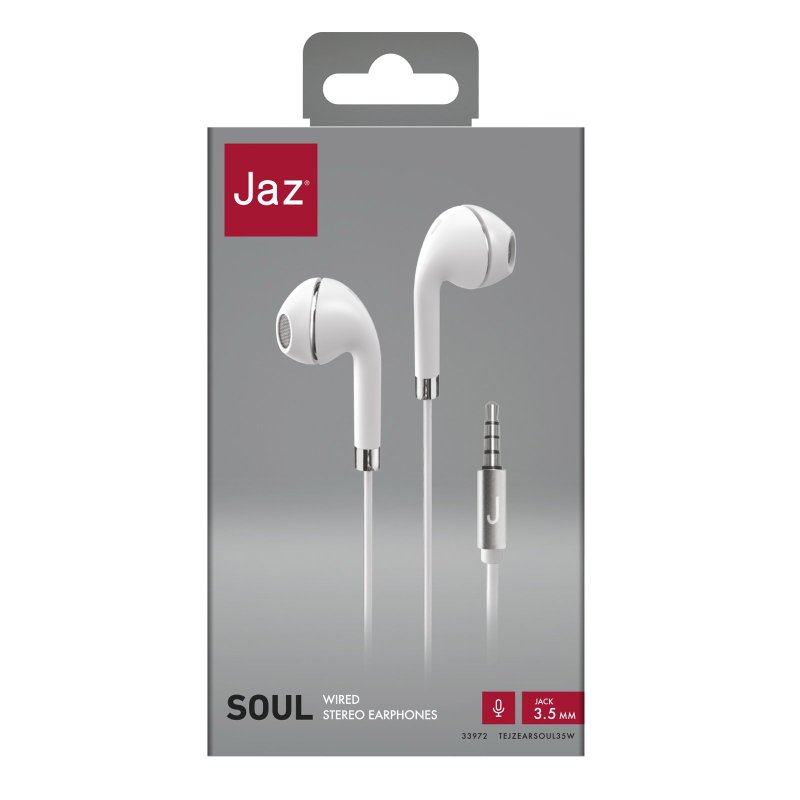 Earphones with a 3.5mm jack and built in mic JAZ