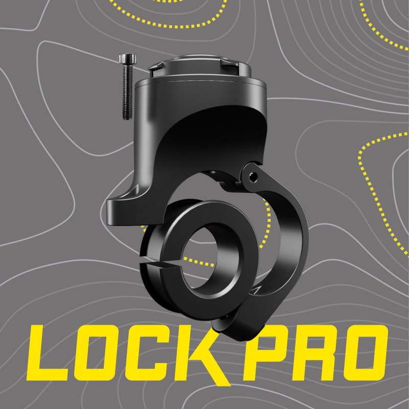 Lock Pro universal mobile phone mount for bikes and scooters