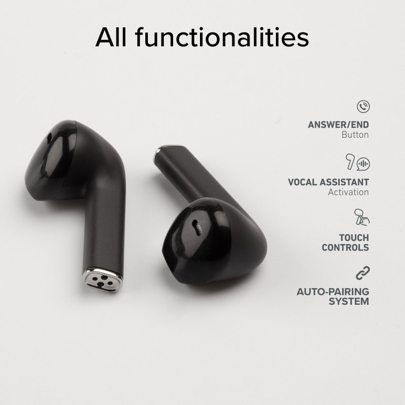 Wireless earphones with touch controls SBS