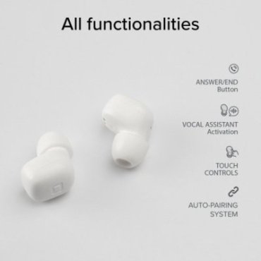 Mini TWS earphones with 200 mAh charging case