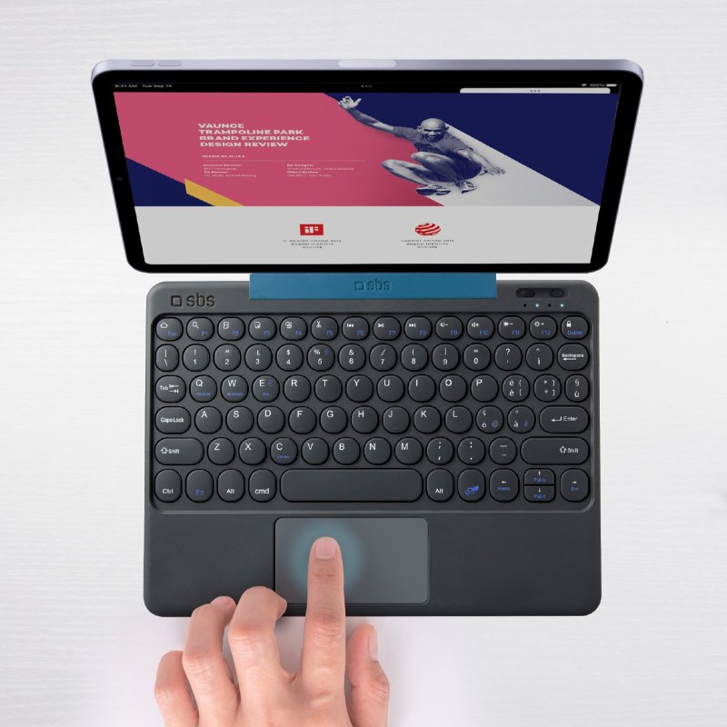 Universal wireless keyboard with stand function